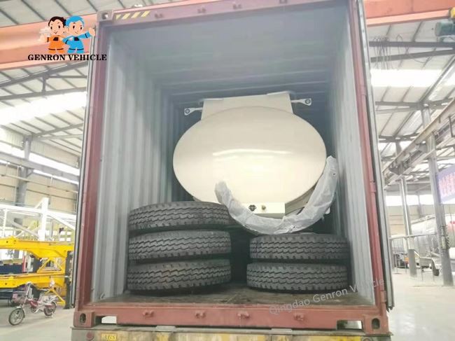 Aluminium Oil Tanker Semi Trailer Shipping1  3