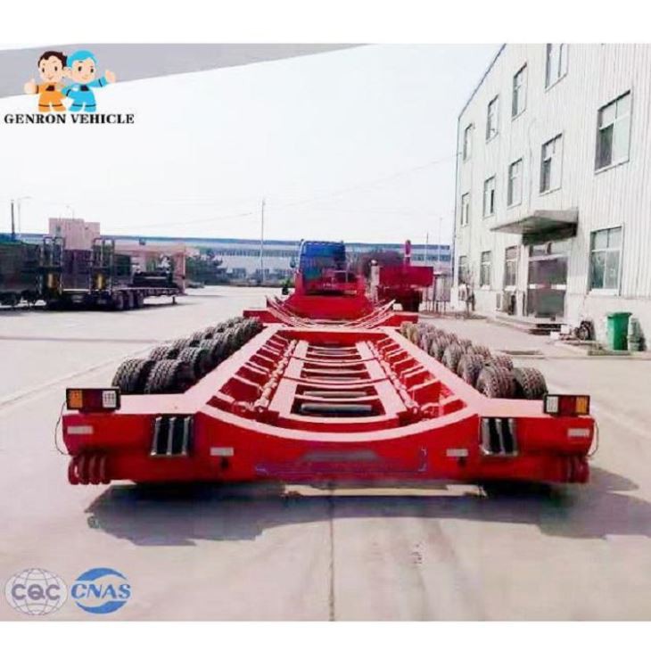 Heavy Machinery Transport Truck Trailer