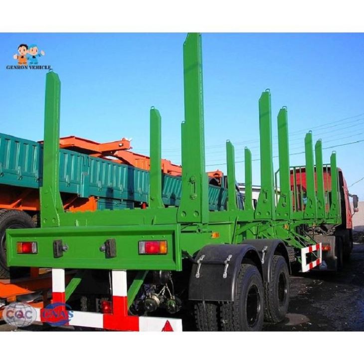 Wooden Stick Transport Truck Trailer