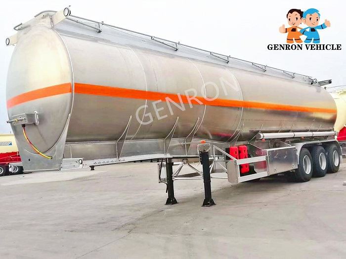 3 Axle Aluminum Semi Oil Tank Trailer