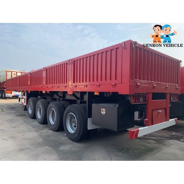4 Axles Container Transport Semi Trailer