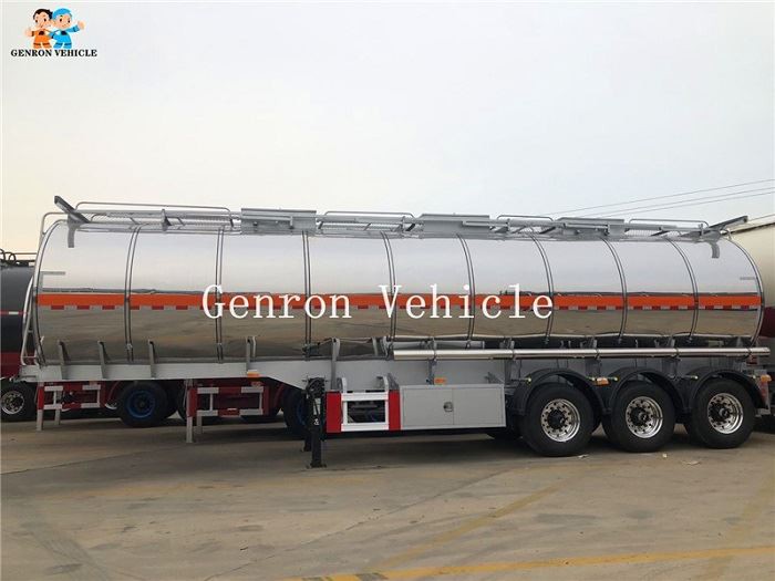 Fuel Tanker Semi Trailer 45000 Liters 3 Axles