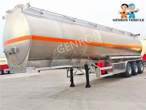 3 Axle Aluminum Semi Oil Tank Trailer