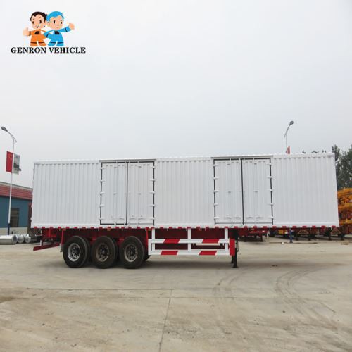 3 Axles Box Semi Trailer