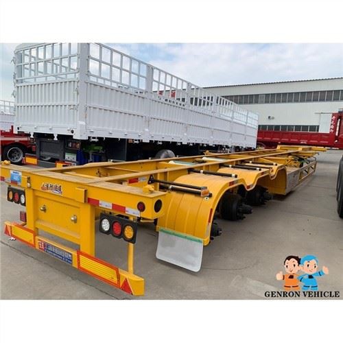 3 Axles Skeleton Semi Trailer