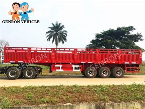 Large Loading Capacity Bulk Cargo Side Wall Semi Trailer