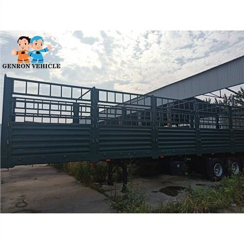 3 Axles Air Suspension Stake Semi Trailer