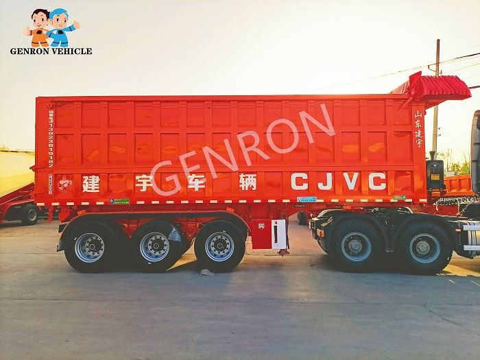 Coal Transport End Dump Trailer