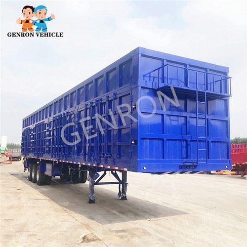 100 Tons Capacity Van Box Semi-trailer