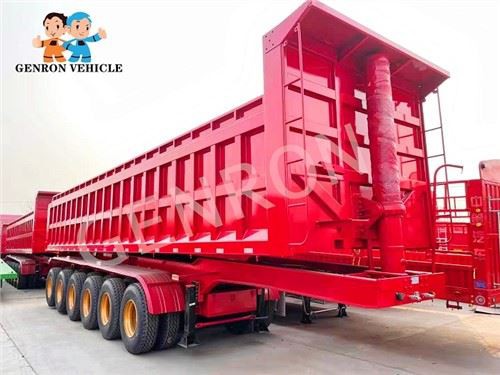 6 Axles Heavy Duty Rear Dump Trailer