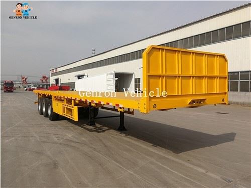 Container Trailer 20FT 40 FT Flatbed Semi Trailer