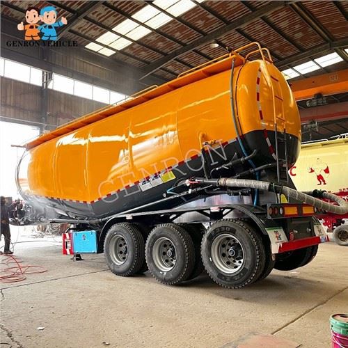Dry Bulk Cement Trailer Used in Ghana
